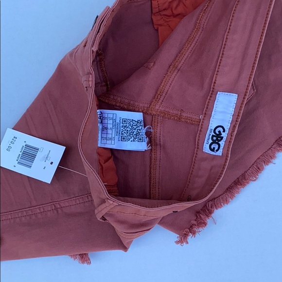 New G by GUESS Frayed Hem Denim Shorts sz 28 - Picture 7 of 7